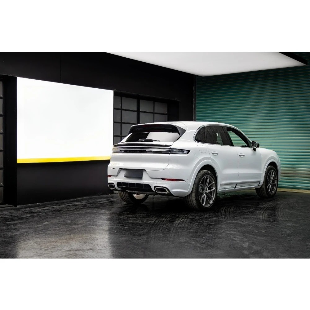 New Carbon Fiber Mid-Spoiler for for Coupe 2018-2024 Turbo 3M Tape DUCKTAIL Rear Trunk Spoiler Upainted Black